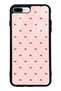 iPhone 7 Plus - 8 Plus Cream Coquette Pattern Designed Glossy Phone Case