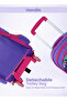 Para John 14 Inch Racing Car Print Polyester School Trolley Bag Set with Pencil Case - 5