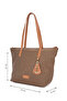 Brown-Tan Women's Shoulder Bag Cn7857T - 3