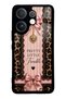 Vivo V60 Glossy Phone Case with Pretty Leopard Bow Design