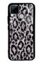 Realme C15 Gray Leopard Design Glossy Phone Case
