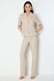 Short Sleeve Cotton Jacket with Pocket Detail - 3
