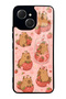 Tecno Spark 40C Strawberry Capybara Design Glossy Phone Case