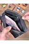 Genuine Leather Card Holder Zippered Small Women's Wallet 2152 - 8