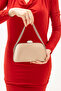 Nude Satin Chain Strap Hand Shoulder Evening Dress Wedding Evening Bag - 2