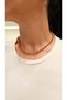 Orange and Turquoise Bead Detail Necklace - 2
