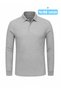 Unisex Children's Long Sleeve 100% Cotton Polo Collar T-Shirt Daily and School Uniform School T-Shirt - 4