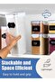 36 Pcs Airtight Food Storage Container with Lids Set, Kitchen & Pantry Organization, BPA Free, Plastic Canisters with Durable Lids Ideal for Cereal, Flour & Sugar, With Labels and Marker - 5