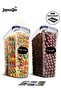 2 Pcs 2.5L(84oz) Small Airtight Cereal Containers with Lid for Food Storage, BPA Free