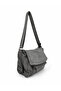 Women's Multi-Pocket Faux Leather Shoulder Bag with Flap Si-07 - 4