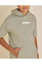 Senior Boys Green Oversized Short Sleeve Hoodie - 4