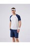 6Sm5013-Of Men's T-Shirt - Off-White/Navy Blue - 3