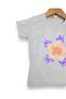 Girl's Summer Tights and Printed T-Shirt Set for Ages 2-3-4-5-6-7-8-9, 2-Piece Set - 3