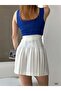 Square Neck Knitwear Blouse Tr082 Cobalt Blue - 3