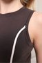 Serenity Women's Contrast Stripe Detailed Sleeveless Slim Fit Mini Dress - 3
