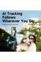 TT07 AI Selfie Stick Gimbal – Auto Face Tracking, Wireless Remote, Extendable Monopod - 3