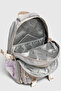 -1396 Set of 3 Children's Primary School Middle School Bag with Pen Holder and Lunch Bag Backpack Gray - 5