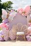 Large Size Multi-Colored Cute Butterfly Figure Foil Party Balloon 79 cm - 2