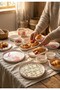 Rose Series 14 Piece Breakfast Set for 6 People - 2