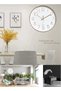 Wall Clock 12-inch Silent Non-Ticking Round Wall Clocks Battery Operated Easy to Read for Living Room Home Office School(Gold) - 4