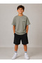 Boy's Grow Written Crew Neck Short Sleeve T-Shirt 3271