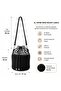 Handmade Stylish Design Bucket Shoulder Bag - 4