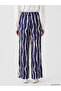 Nevavm Women's Patterned Trousers with Elastic Waist - 4