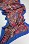 Motif Pattern Colorful Voile Silk Shawl Accessory Shoulder Shawl Foulard