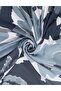 Leaf Pattern Viscose Scarf Gray - 2