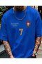 Unisex Men/Women Portugal Custom Printed Oversize Cotton T-Shirt