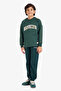 Elastic Waist Printed Green Boys' Sweatpants G6372A8/Gn536