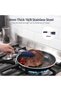 BPA Free Kitchen Tong: 315℃ Heat Resistant 18cm Silicone Cooking Tongue, Small Utensil - 5