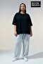 تي شيرت نسائي أساسي مقاس كبير - تي شيرت قطني سادة 3XL-6XL SPR26BTSK510