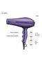3-Piece Professional Hair Dryer Set ,1800W Purple - 3