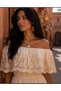 Imported Madonna Collar Lace Embroidery Dress - 3