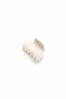 Elegant pearl detailed curved acrylic bone clip hair clip
