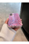 iPhone 17 Compatible Pink Leopard Pattern Transparent Glitter Phone Case Stylish and Protective Design - 3