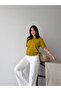 Premium Viscose Crew Neck Comfortable Fit Short Sleeve Flexible Summer Knitwear Blouse - 2