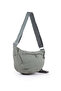 Krinkıl / Klinkır Waterproof Lightweight Multi-Compartment Half Moon/Crescent Crossbody Shoulder Bag Gray 147L - 4