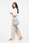 Glanzia Aria Sky Crossbody Open Women's Shoulder Bag Daily Use Stylish Minimal Blue - 2
