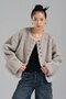 Women's Fur Two-Piece Detachable Shawl Detailed Design Coat - 6