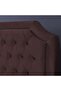 ANDROMEDA HEADBOARD VELVET BROWN L-200 : H-125 CM - 4