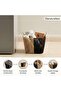Malorie Paper Rope Storage Basket With Handle 30x30x22cm - Brown/black - 5