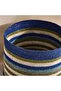 Cornelia Sea Grass Basket 33x33x30cm - Blue - 2