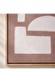 Cove Printed Canvas Framed Wall Art 60x80cm - Brown - 3