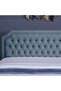 ANDROMEDA HEADBOARD CHANEL TEAL L-140 : H-125 CM - 2