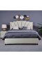 URANUS HEADBOARD VELVET WHITE L-180 : H-125 CM - 5