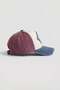 Unisex Vintage Washed Shine Retro Printed Hat Burgundy - 2