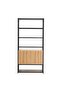 Walter Display Cabinet With 2 Door Melamine - Black Natural - 8