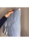 Handmade Blue Polka Dot Quilted Fabric Laptop Cover, Stylish Computer Bag with Tie Closure - 8